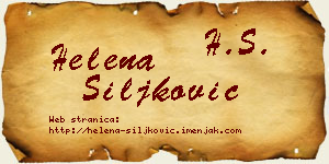Helena Šiljković vizit kartica